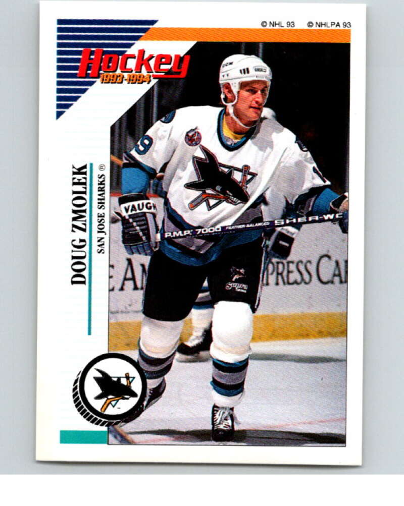 1993-94 Panini Stickers Hockey #263 Doug Zmolek San Jose Sharks V83930 Image 1