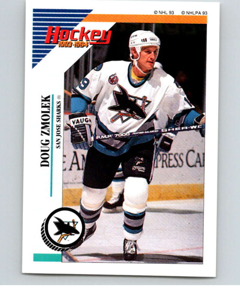 1993-94 Panini Stickers Hockey #263 Doug Zmolek San Jose Sharks V83932 Image 1