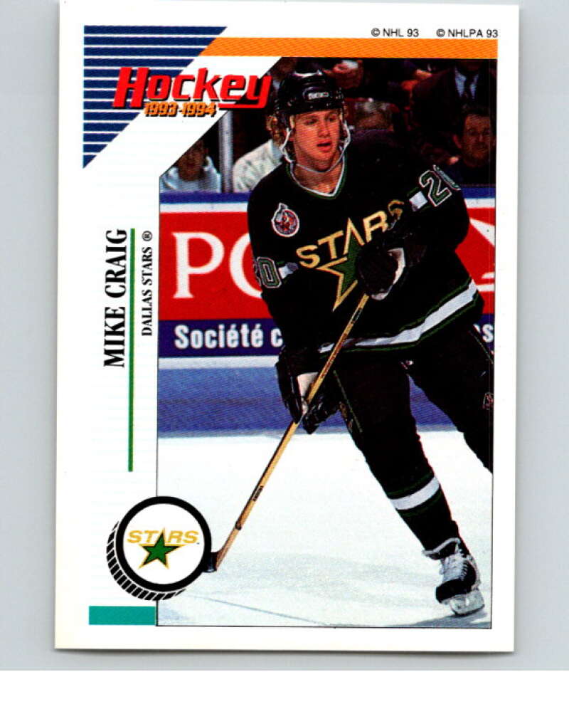 1993-94 Panini Stickers Hockey #271 Mike Craig Dallas Stars V83950 Image 1
