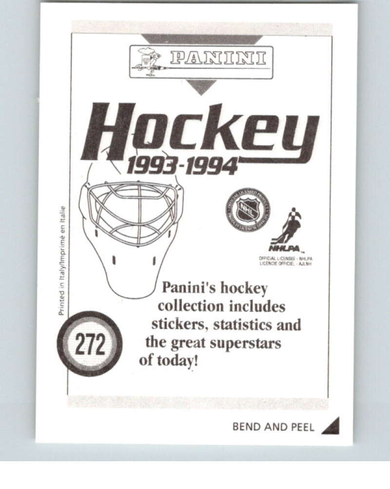 1993-94 Panini Stickers Hockey #272 Neal Broten Dallas Stars V83951 Image 2