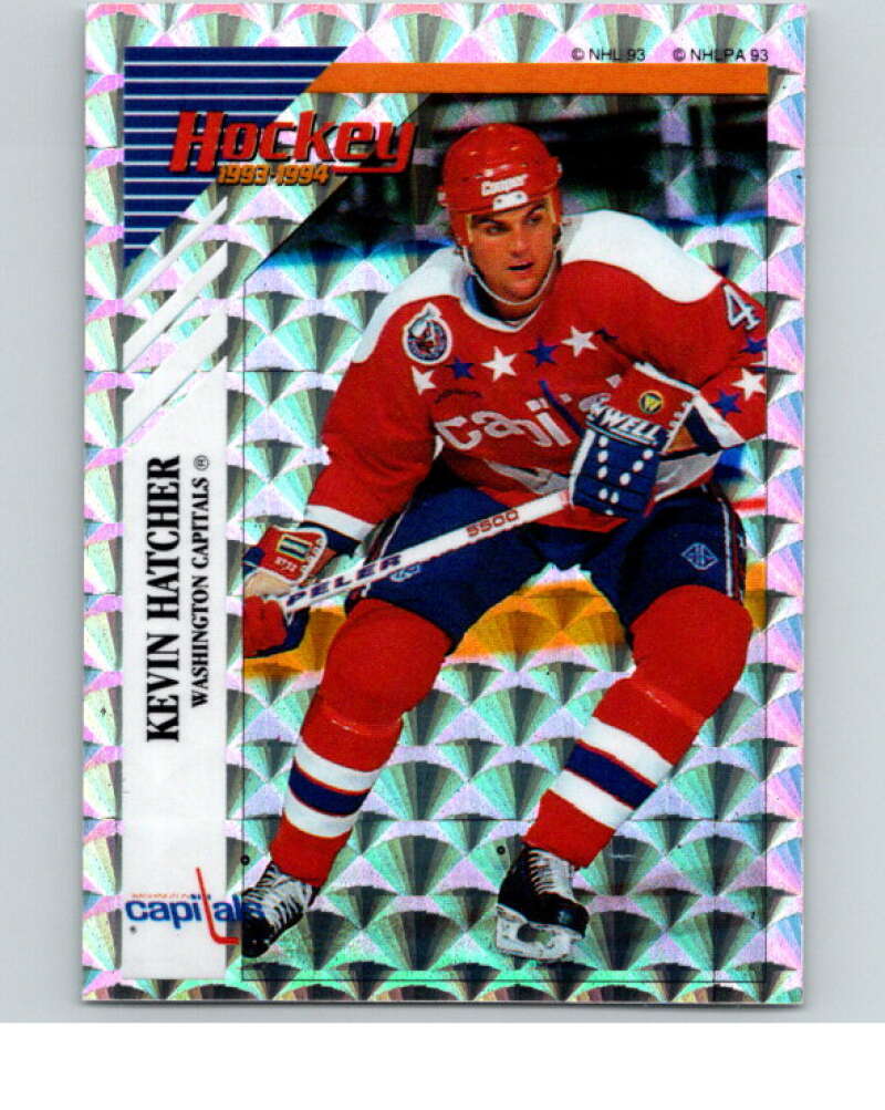 1993-94 Panini Stickers Hockey #C Kevin Hatcher Washington Capitals V83976 Image 1