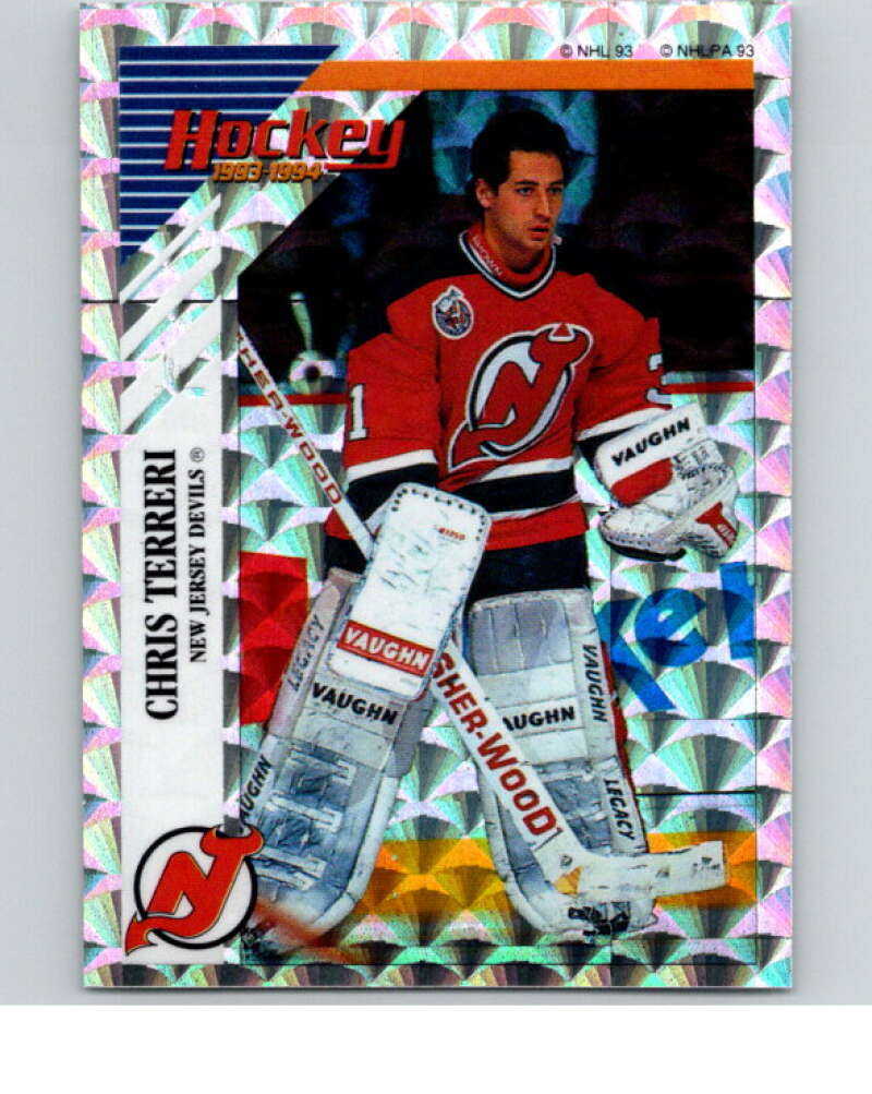 1993-94 Panini Stickers Hockey #D Chris Terreri New Jersey Devils V83981 Image 1