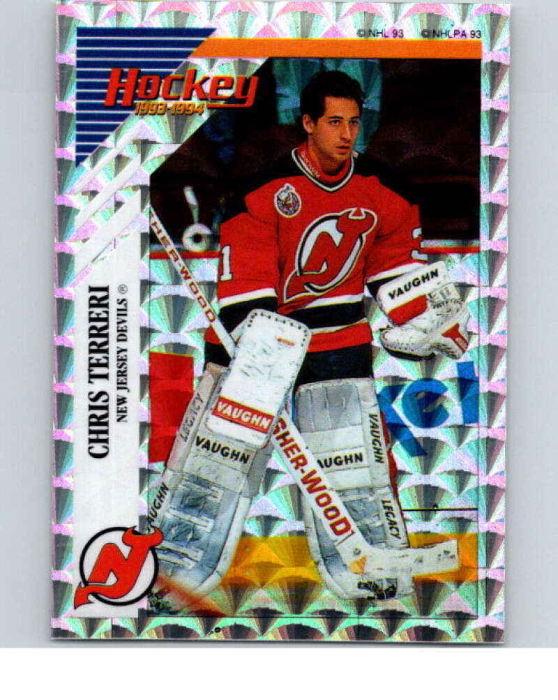 1993-94 Panini Stickers Hockey #D Chris Terreri New Jersey Devils V83982 Image 1