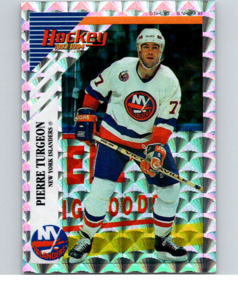 1993-94 Panini Stickers Hockey #F Pierre Turgeon New York Islanders V83989 Image 1