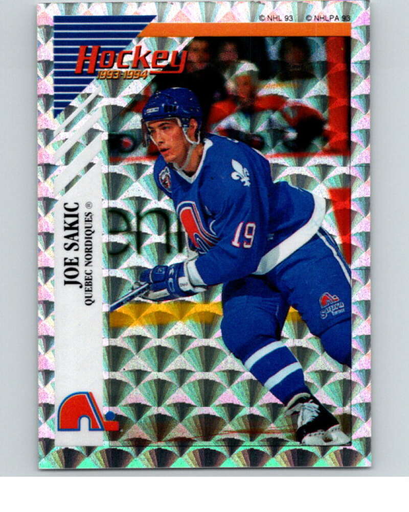 1993-94 Panini Stickers Hockey #G Joe Sakic Quebec Nordiques V83991 Image 1