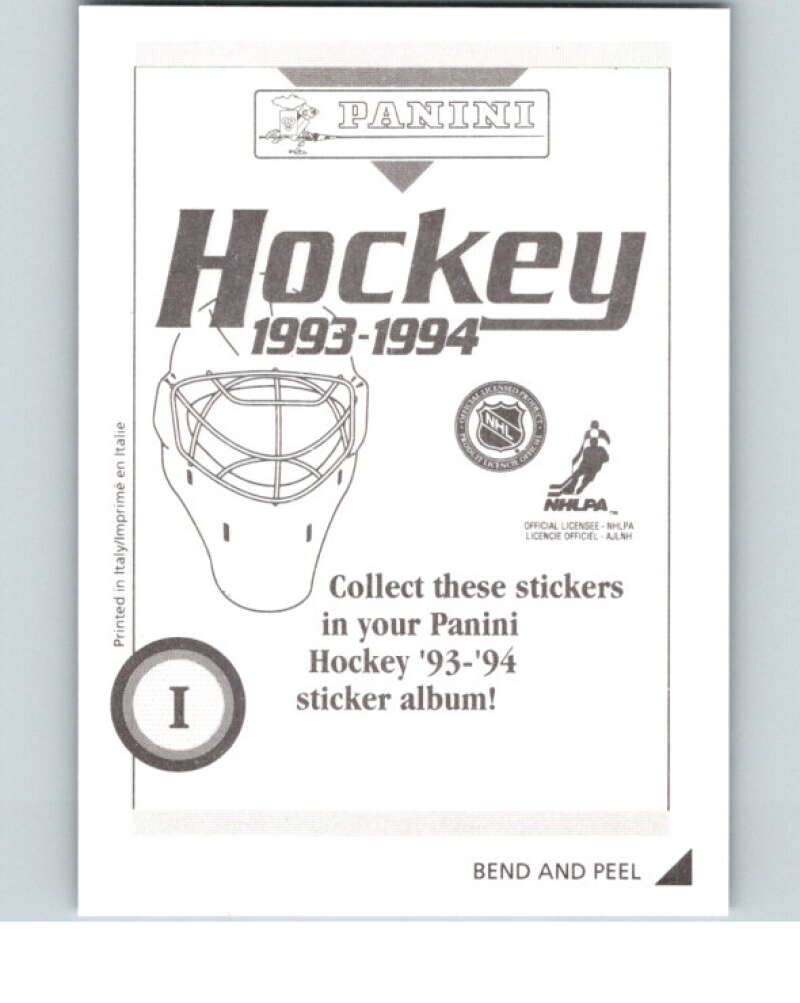 1993-94 Panini Stickers Hockey #I Mark Messier V83993 Image 2