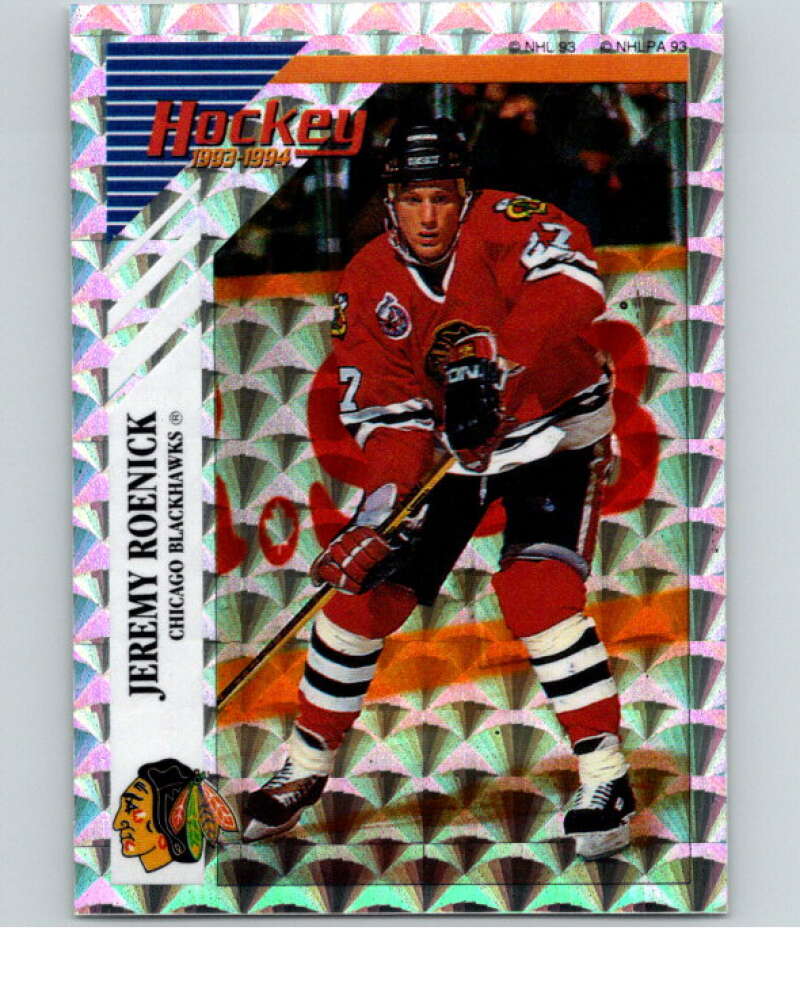 1993-94 Panini Stickers Hockey #M Jeremy Roenick Chicago Blackhawks V84009 Image 1
