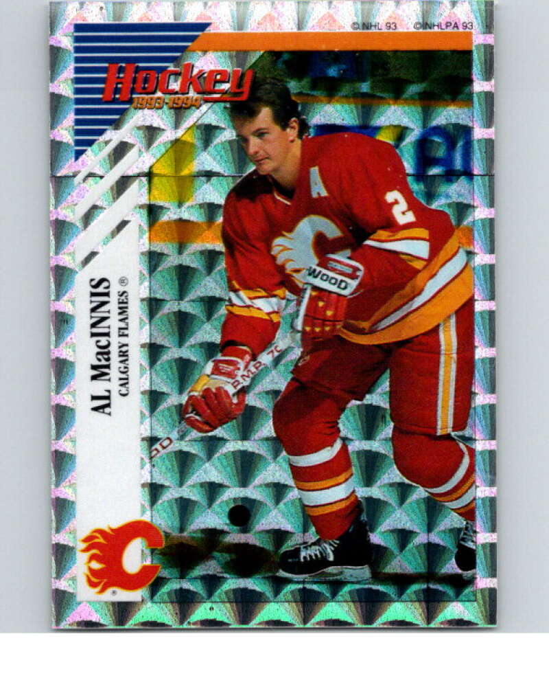 1993-94 Panini Stickers Hockey #P Al MacInnis Calgary Flames V84016 Image 1
