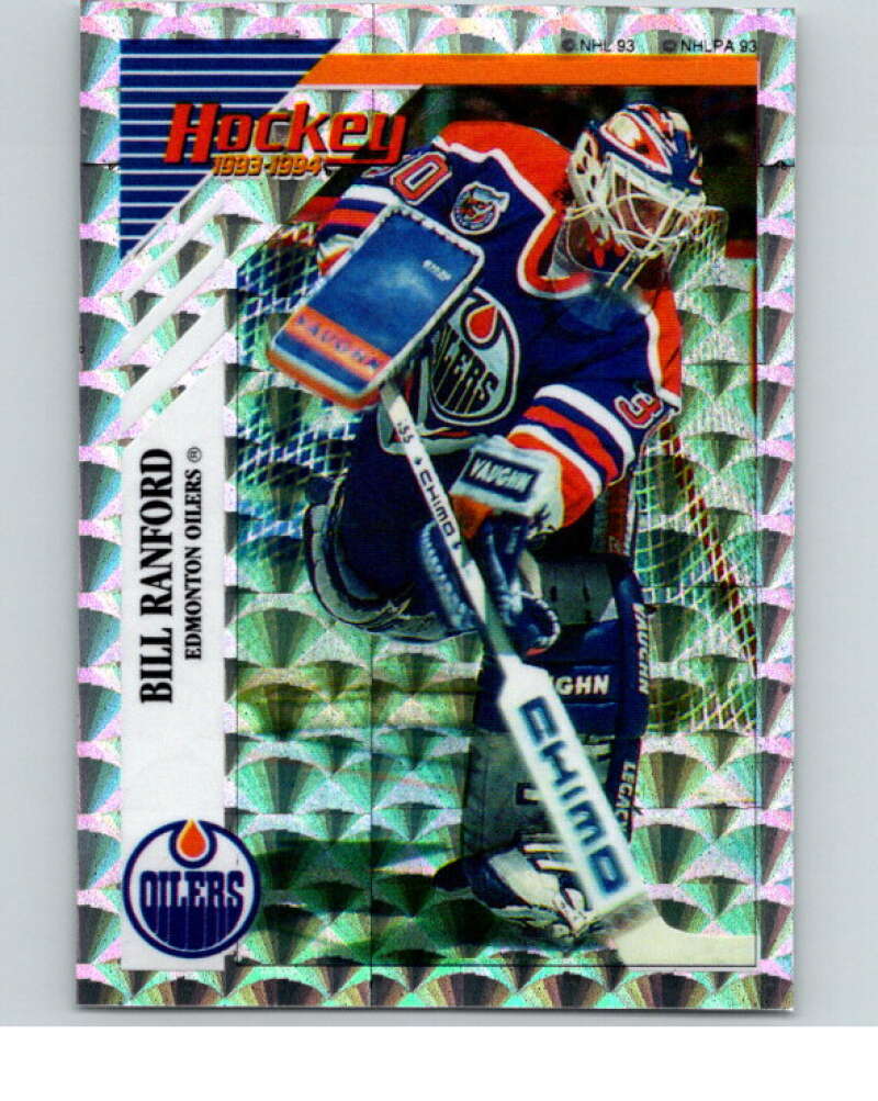1993-94 Panini Stickers Hockey #U Bill Ranford Edmonton Oilers V84028 Image 1