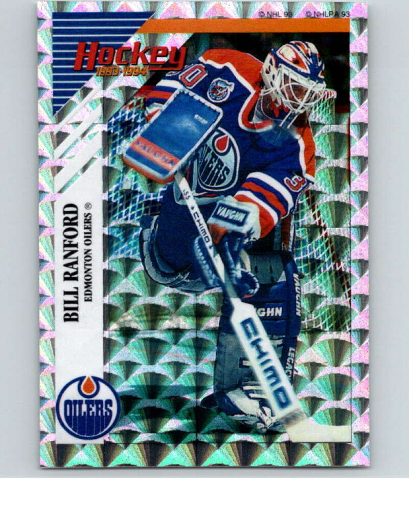 1993-94 Panini Stickers Hockey #U Bill Ranford Edmonton Oilers V84031 Image 1