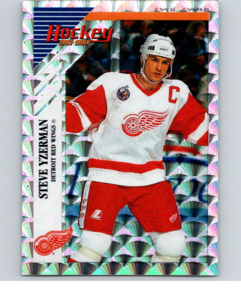 1993-94 Panini Stickers Hockey #V Steve Yzerman Detroit Red Wings V84034 Image 1