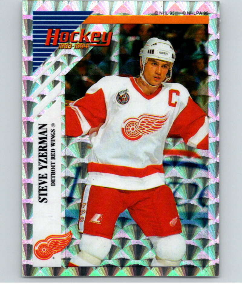 1993-94 Panini Stickers Hockey #V Steve Yzerman Detroit Red Wings V84036 Image 1