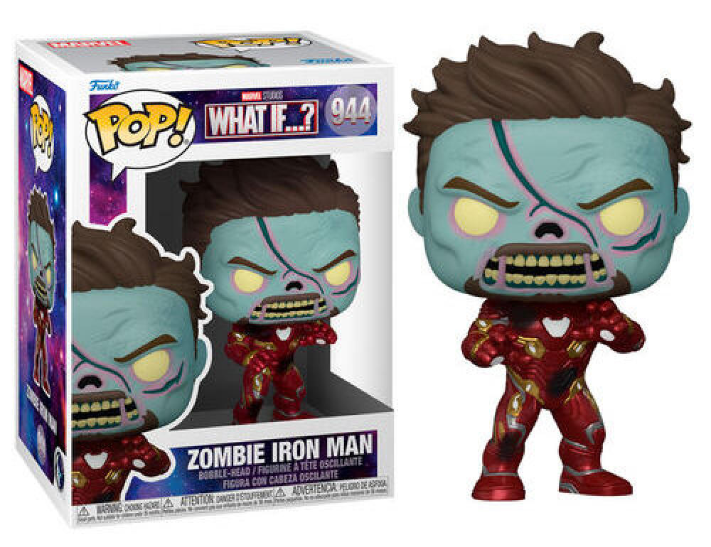 Funko Pop - 944 Marvel - What If..? - Zombie Iron Man Vinyl Figure Image 1