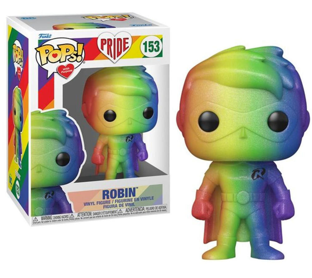Funko Pop - 153 Pops With Purpose - Pride - Robin Vinyl Figure Image 1