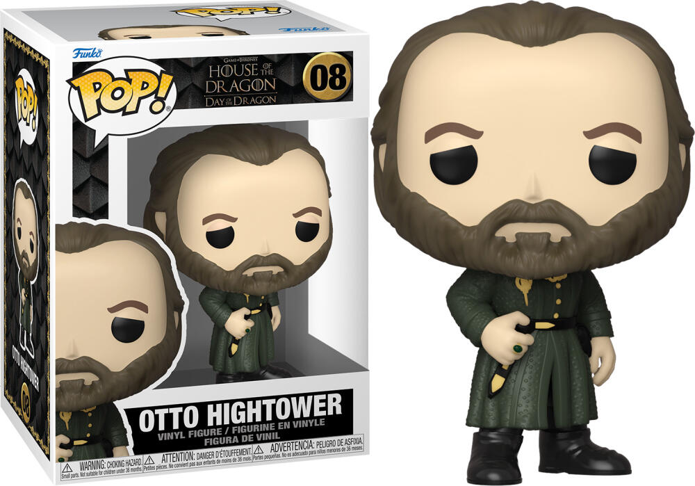 Funko Pop - 08 - House of the Dragon - Otto Hightower Vinyl Figure Image 1