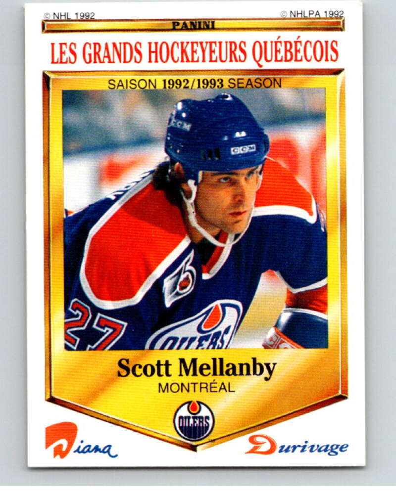 1992-93 Durivage Panini #17 Scott Mellanby V84059 Image 1