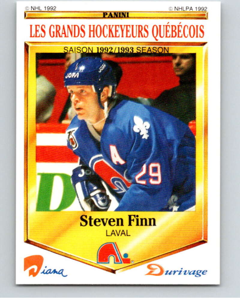 1992-93 Durivage Panini #40 Steven Finn V84082 Image 1