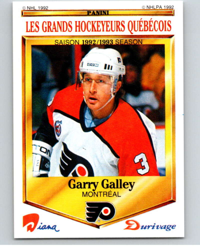 1992-93 Durivage Panini #41 Garry Galley V84083 Image 1