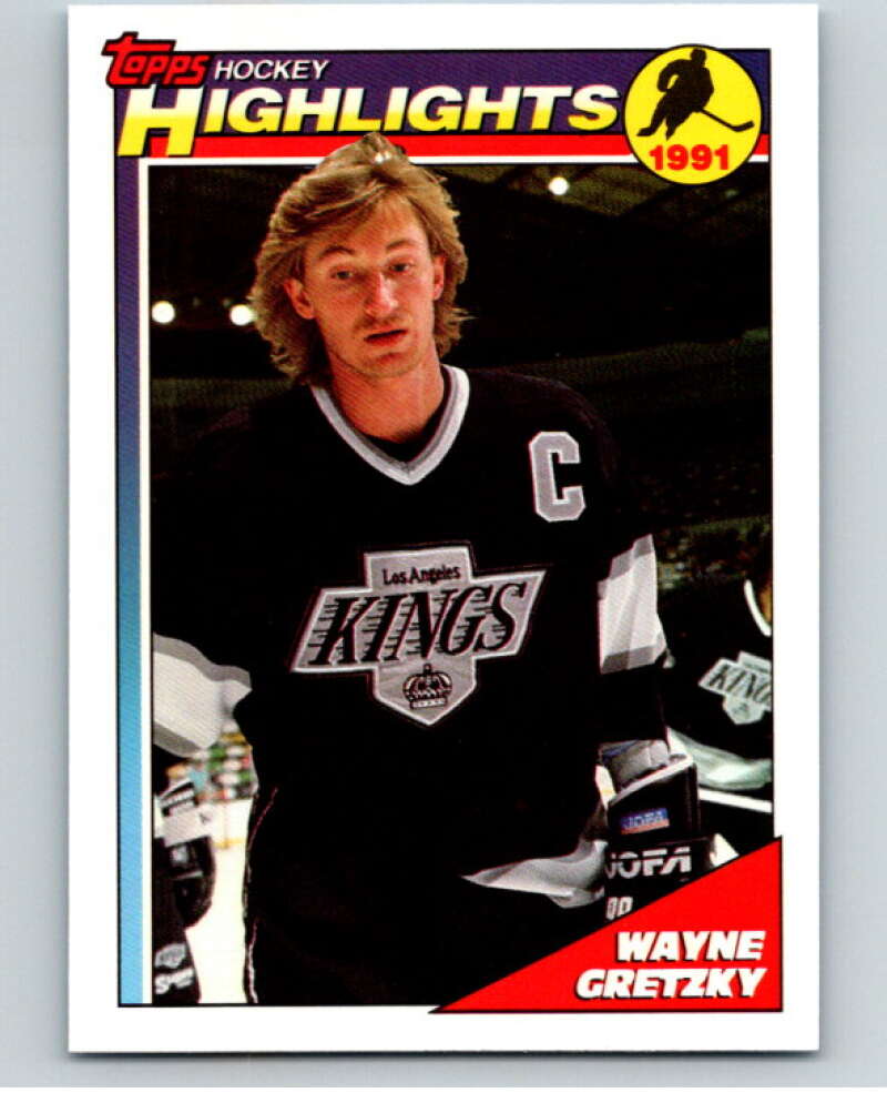 1991-92 O-Pee-Chee #524 Wayne Gretzky HL Los Angeles Kings V84116 Image 1