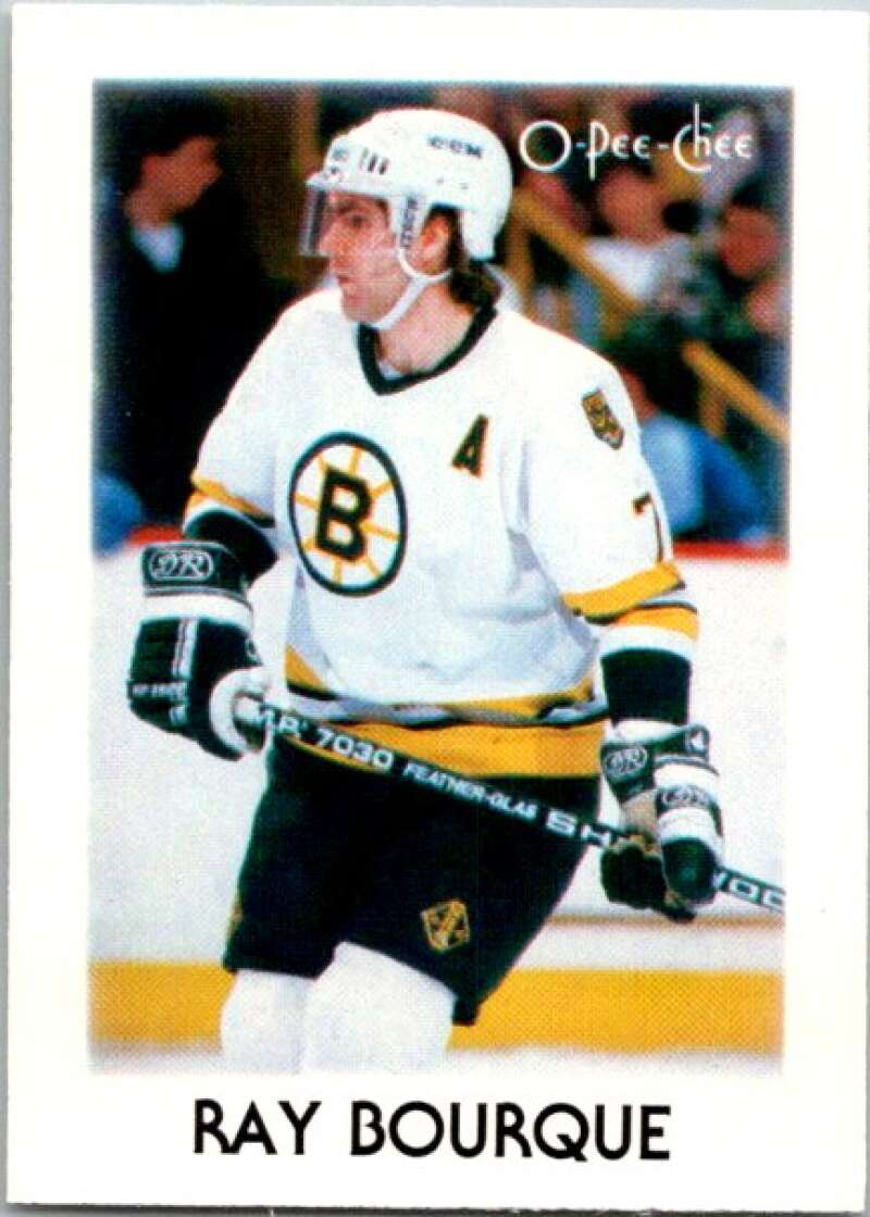 1987-88 O-Pee-Chee Minis #4 Ray Bourque Boston Bruins V84156 Image 1