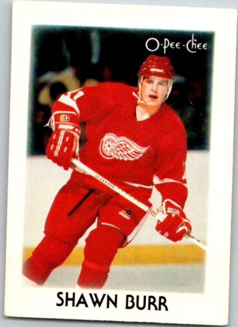 1987-88 O-Pee-Chee Minis #5 Shawn Burr Detroit Red Wings V84161 Image 1