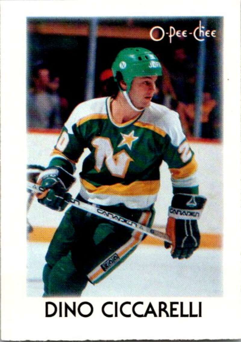 1987-88 O-Pee-Chee Minis #7 Dino Ciccarelli Minnesota North Stars V84172 Image 1