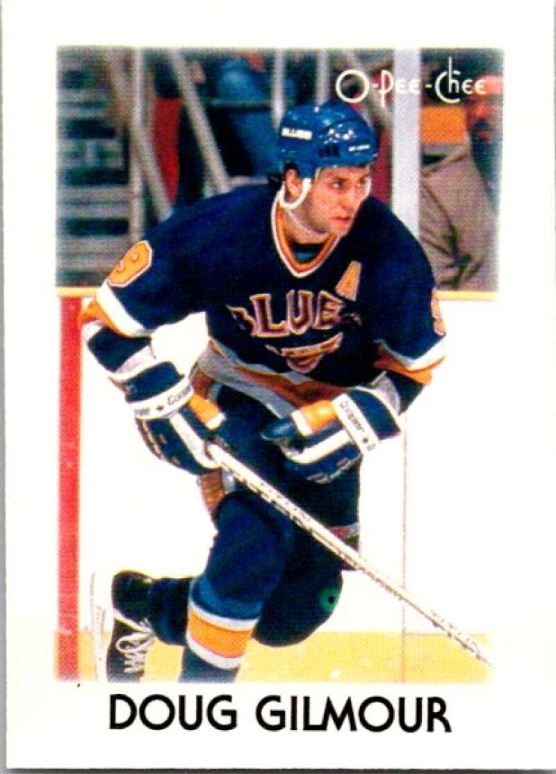 1987-88 O-Pee-Chee Minis #11 Doug Gilmour St. Louis Blues V84193 Image 1