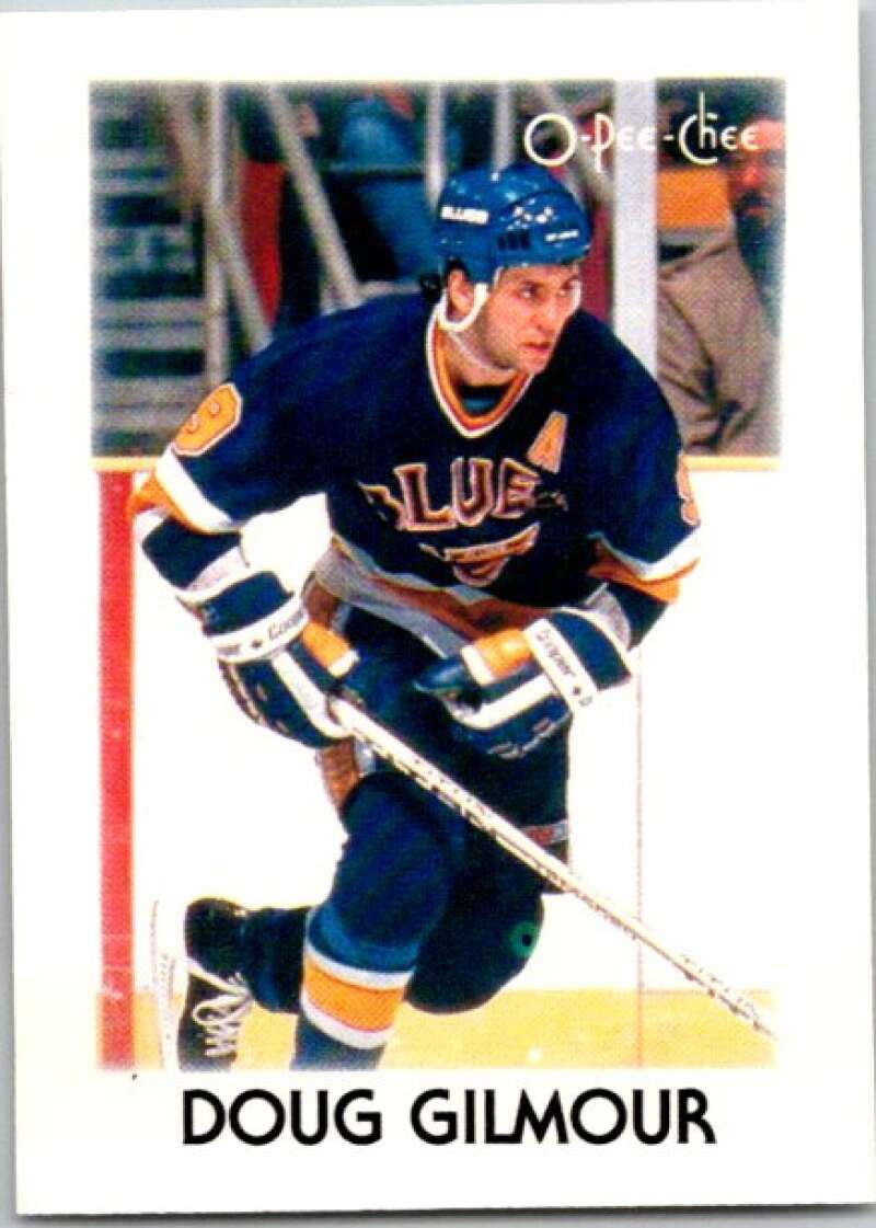 1987-88 O-Pee-Chee Minis #11 Doug Gilmour St. Louis Blues V84194 Image 1