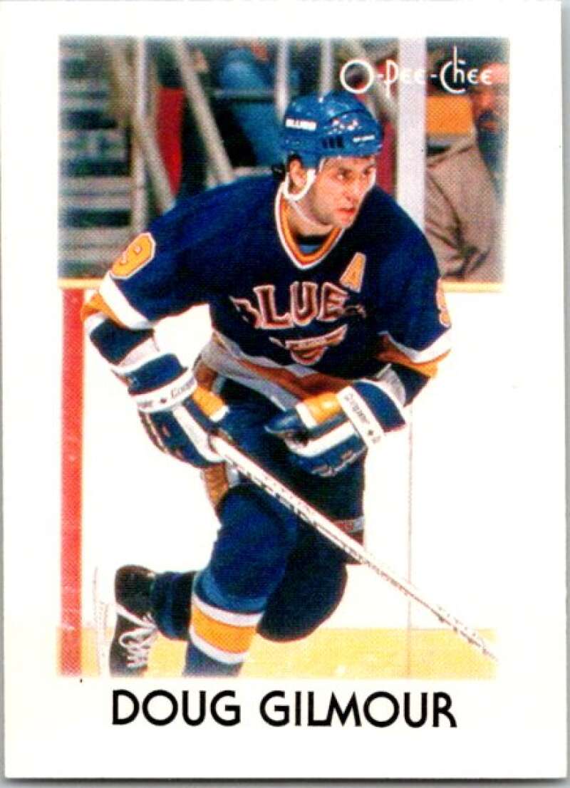 1987-88 O-Pee-Chee Minis #11 Doug Gilmour St. Louis Blues V84196 Image 1