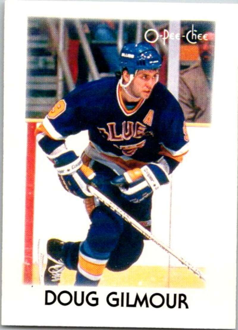 1987-88 O-Pee-Chee Minis #11 Doug Gilmour St. Louis Blues V84197 Image 1