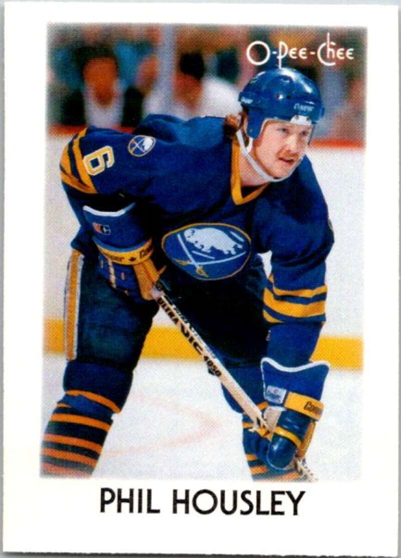1987-88 O-Pee-Chee Minis #17 Phil Housley Buffalo Sabres V84222 Image 1