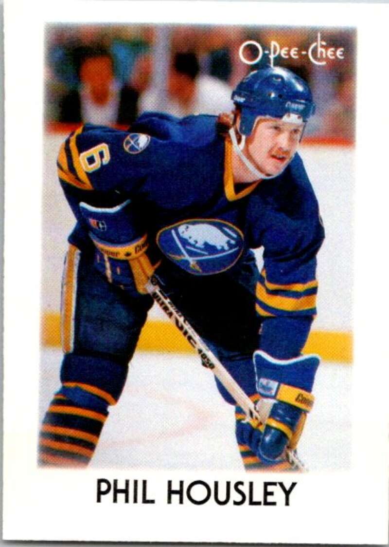1987-88 O-Pee-Chee Minis #17 Phil Housley Buffalo Sabres V84223 Image 1
