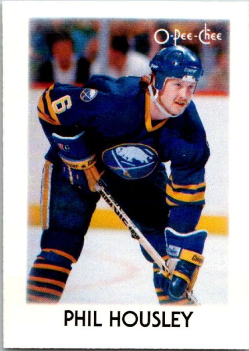 1987-88 O-Pee-Chee Minis #17 Phil Housley Buffalo Sabres V84224 Image 1