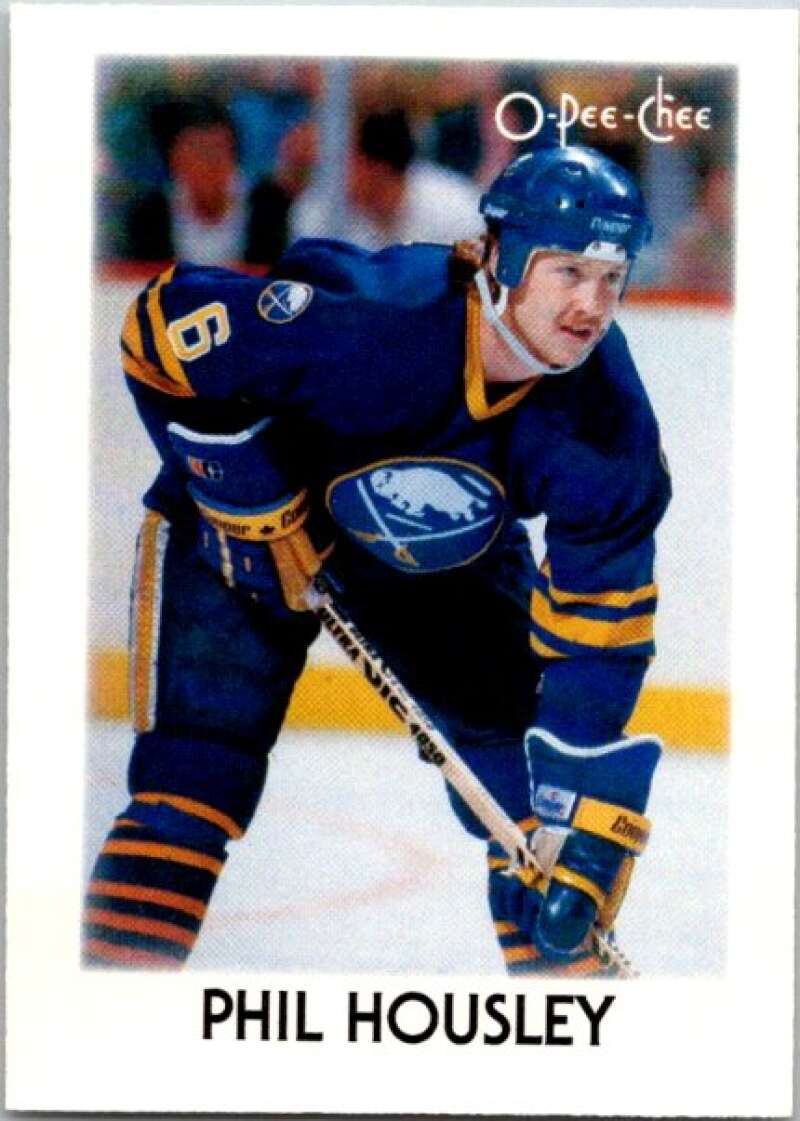 1987-88 O-Pee-Chee Minis #17 Phil Housley Buffalo Sabres V84225 Image 1