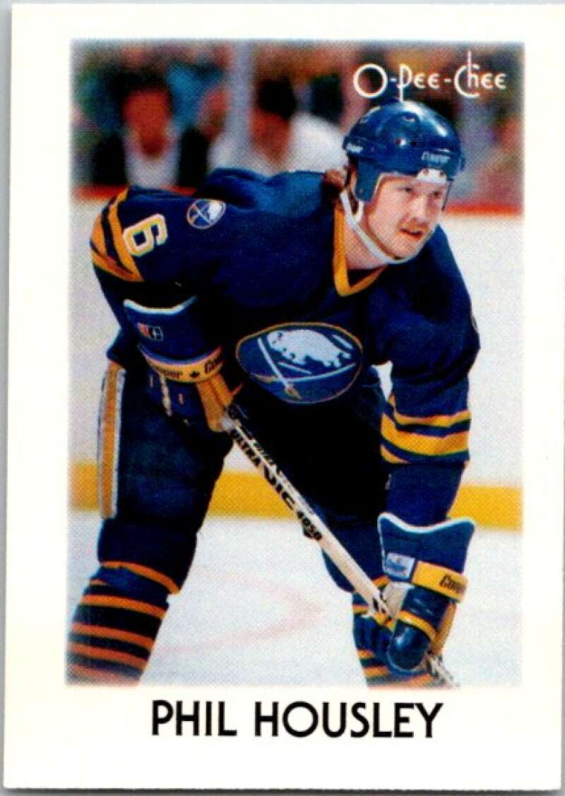 1987-88 O-Pee-Chee Minis #17 Phil Housley Buffalo Sabres V84227 Image 1