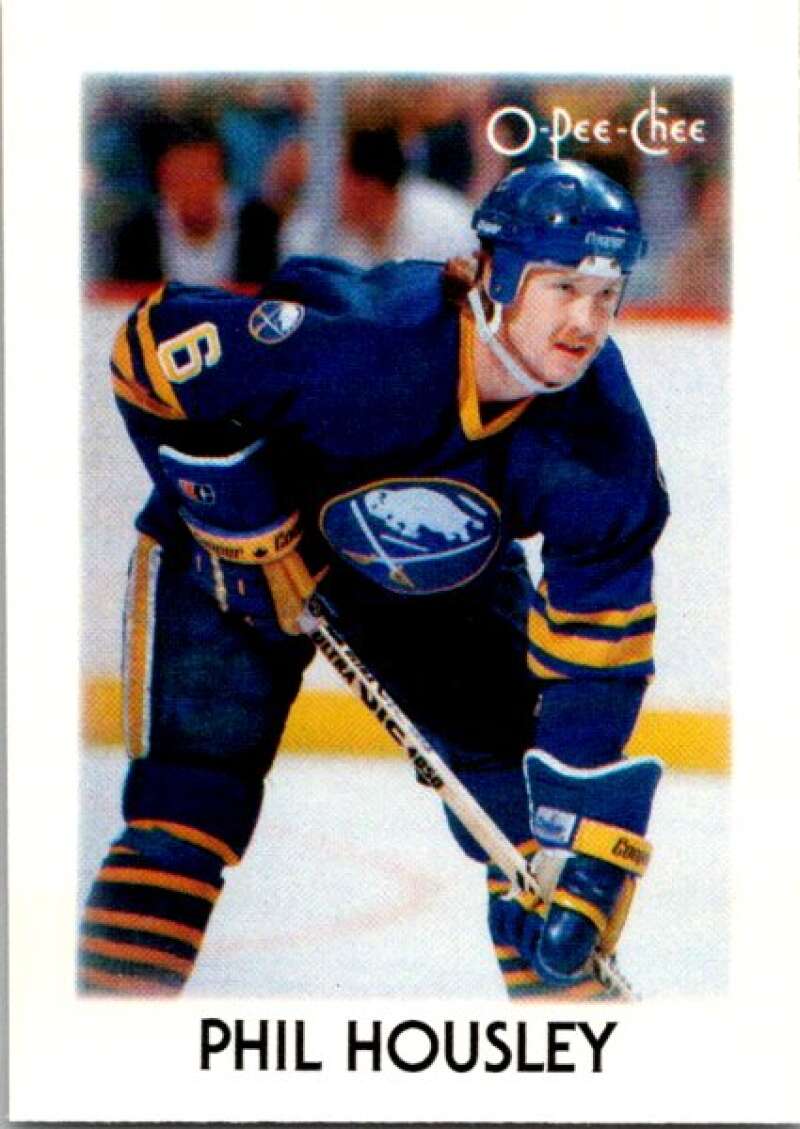 1987-88 O-Pee-Chee Minis #17 Phil Housley Buffalo Sabres V84228 Image 1