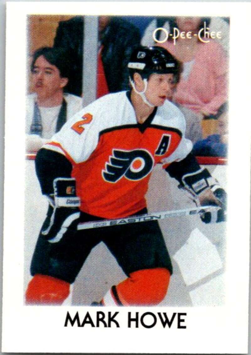 1987-88 O-Pee-Chee Minis #18 Mark Howe Philadelphia Flyers V84232 Image 1