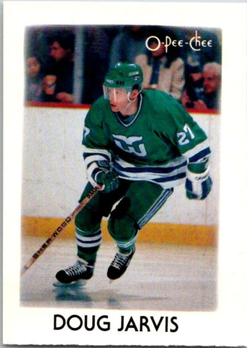 1987-88 O-Pee-Chee Minis #19 Doug Jarvis Hartford Whalers V84238 Image 1