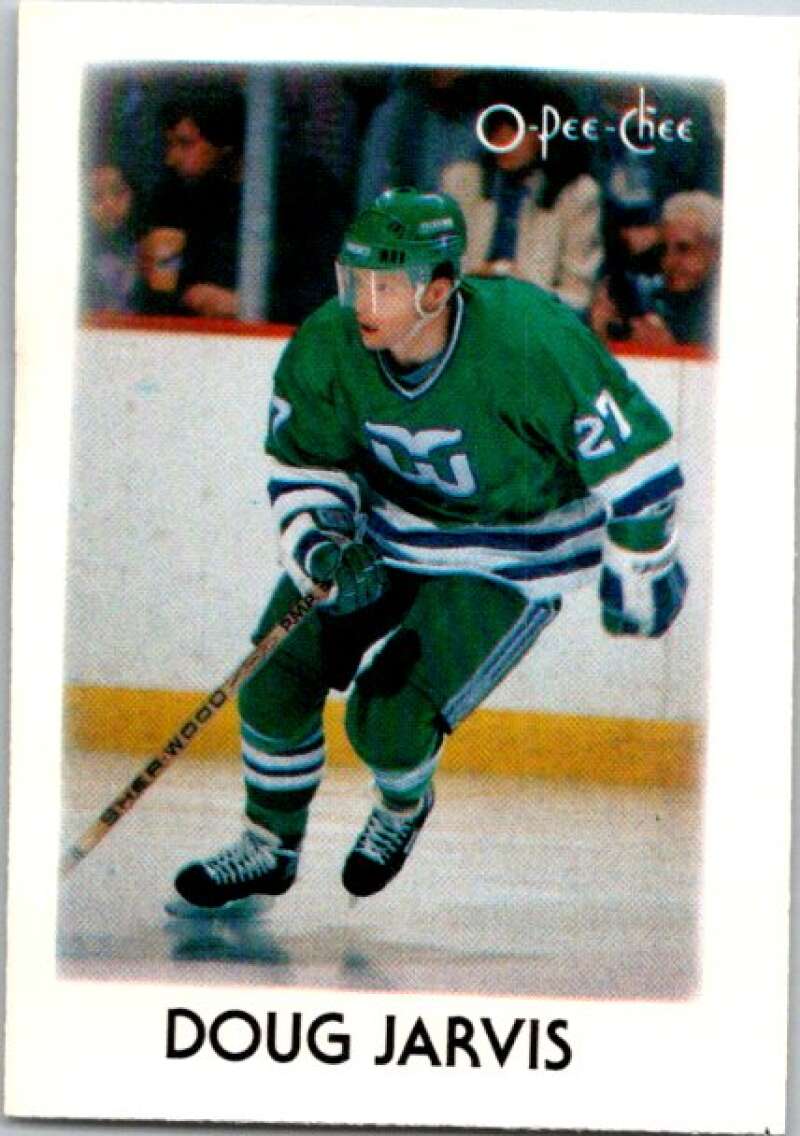 1987-88 O-Pee-Chee Minis #19 Doug Jarvis Hartford Whalers V84239 Image 1