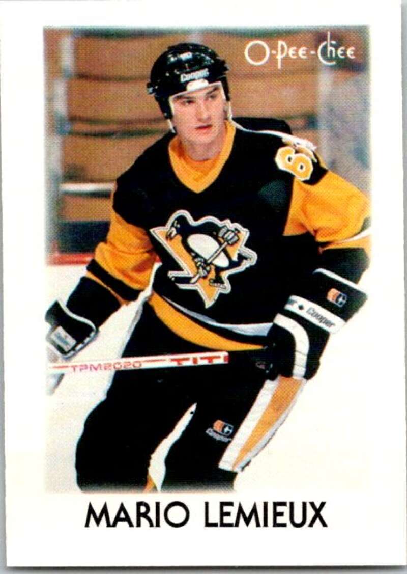1987-88 O-Pee-Chee Minis #23 Mario Lemieux Pittsburgh Penguins V84251 Image 1