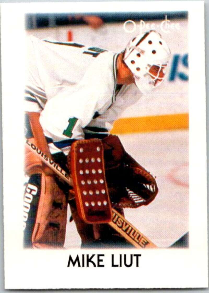 1987-88 O-Pee-Chee Minis #24 Mike Liut Hartford Whalers V84254 Image 1