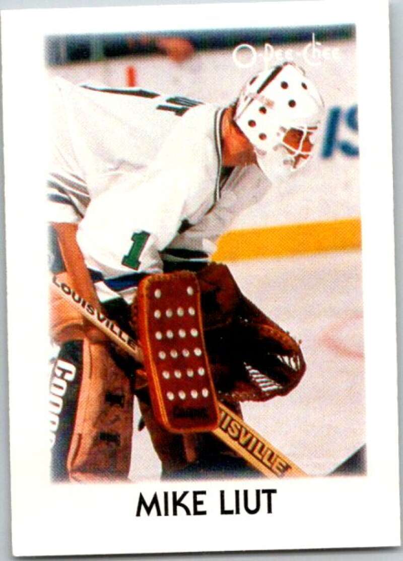 1987-88 O-Pee-Chee Minis #24 Mike Liut Hartford Whalers V84256 Image 1