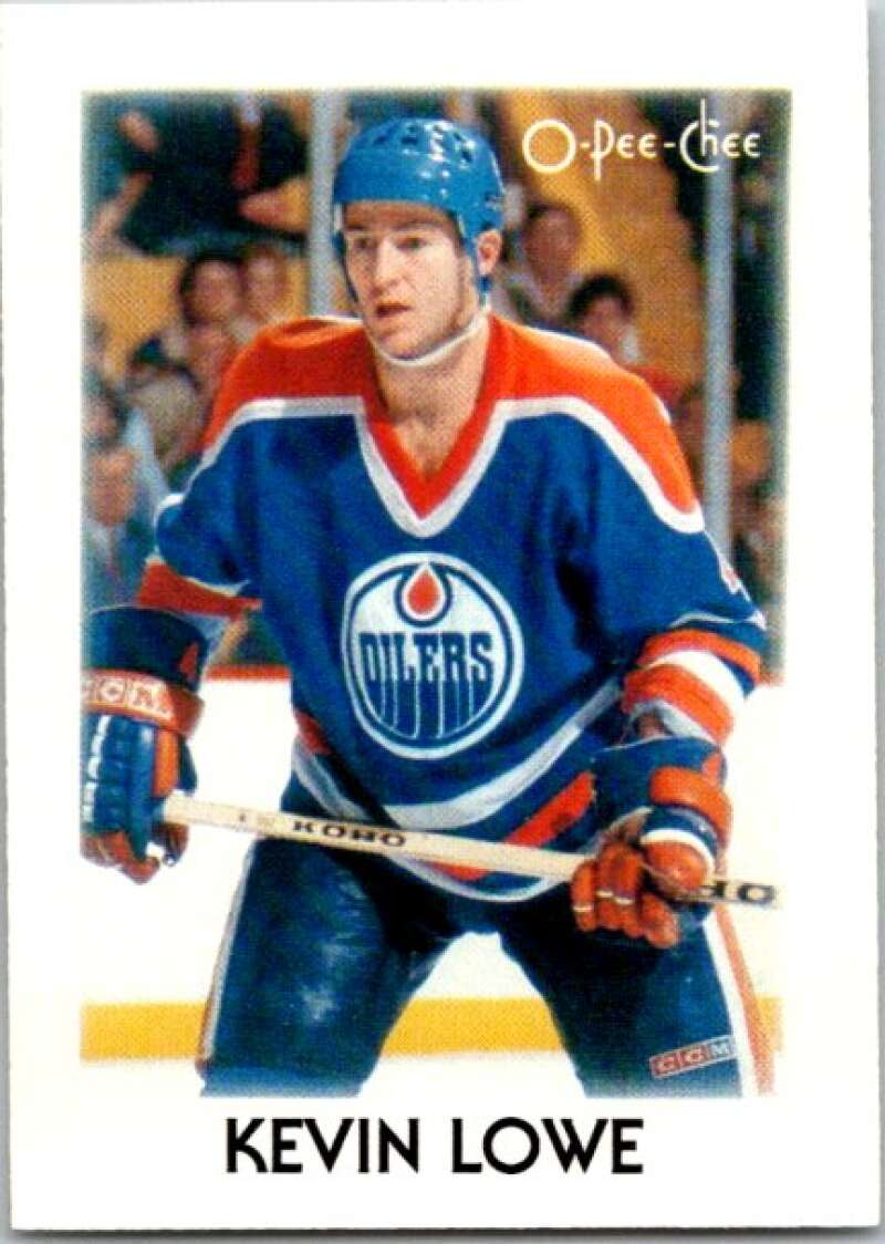1987-88 O-Pee-Chee Minis #25 Kevin Lowe Edmonton Oilers V84258 Image 1
