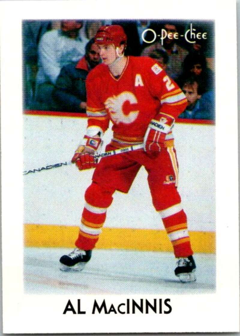 1987-88 O-Pee-Chee Minis #26 Al MacInnis Calgary Flames V84269 Image 1
