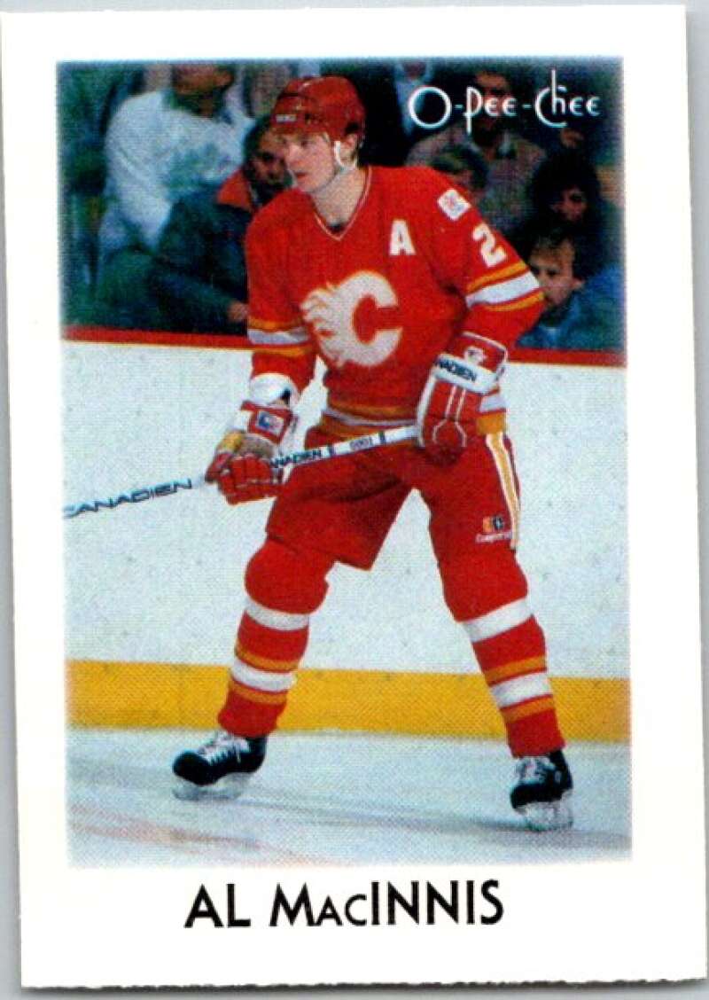 1987-88 O-Pee-Chee Minis #26 Al MacInnis Calgary Flames V84271 Image 1