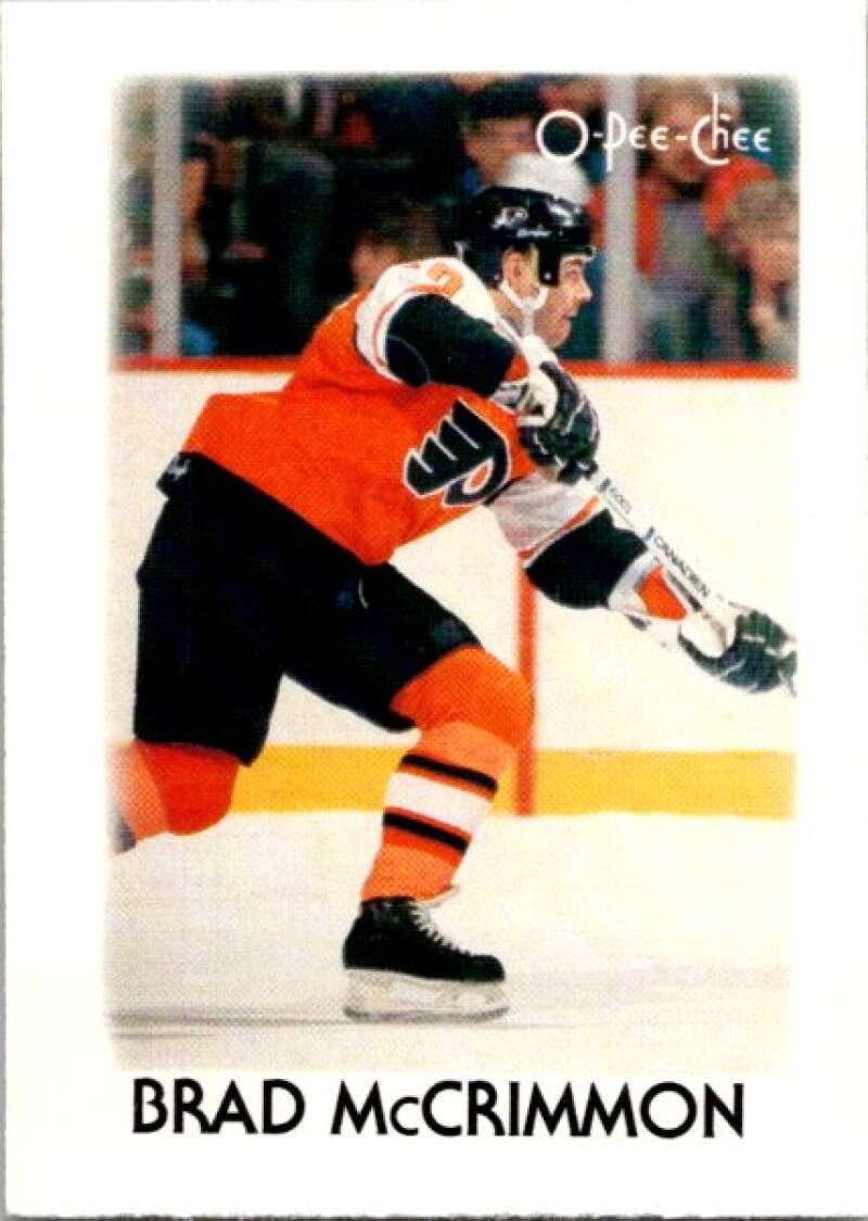 1987-88 O-Pee-Chee Minis #27 Brad McCrimmon Philadelphia Flyers V84278 Image 1