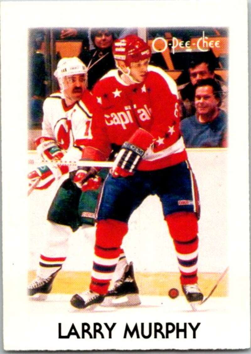 1987-88 O-Pee-Chee Minis #31 Larry Murphy Washington Capitals V84293 Image 1