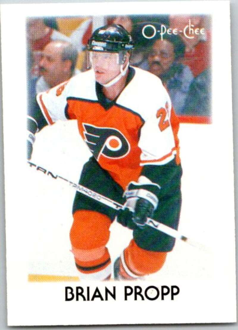 1987-88 O-Pee-Chee Minis #33 Brian Propp Philadelphia Flyers V84303 Image 1