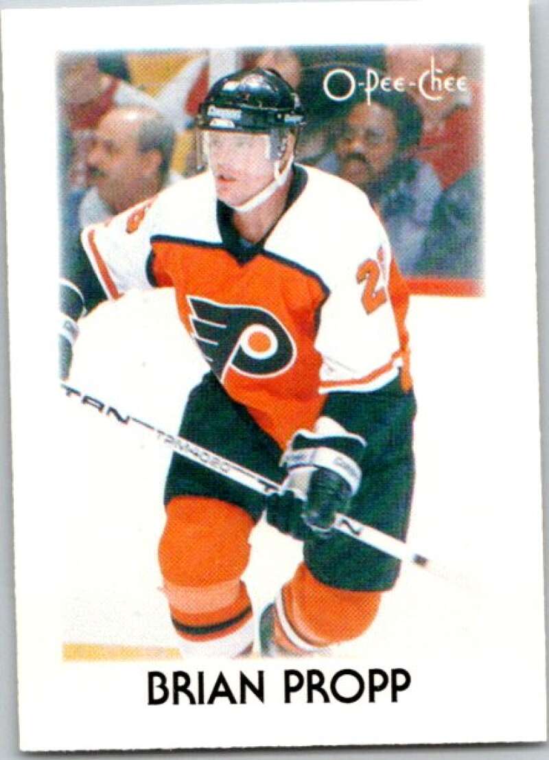 1987-88 O-Pee-Chee Minis #33 Brian Propp Philadelphia Flyers V84305 Image 1