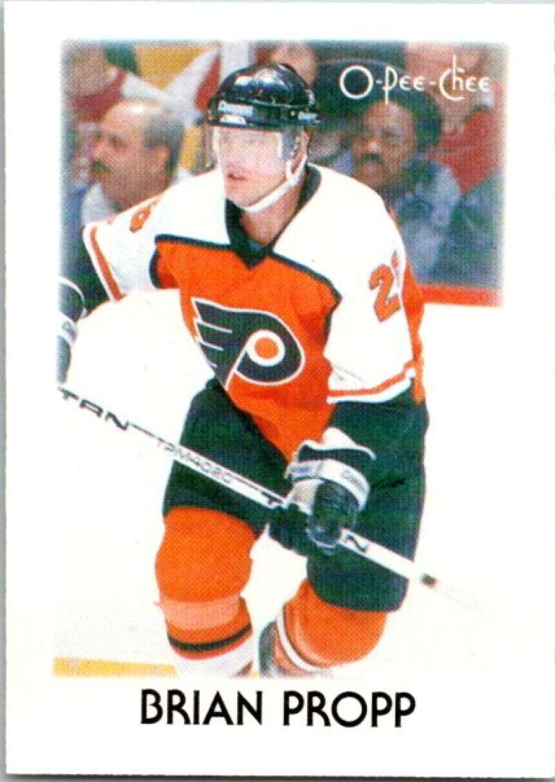 1987-88 O-Pee-Chee Minis #33 Brian Propp Philadelphia Flyers V84306 Image 1